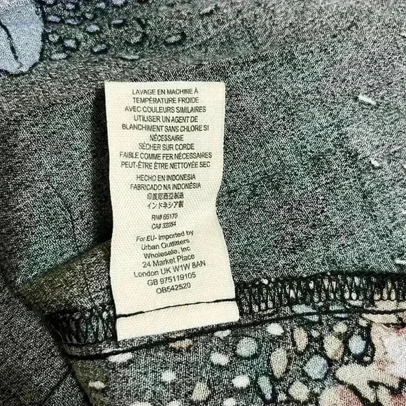 Free People black floral Lovely Day, tunic dress, XS - Picture 10 of 12